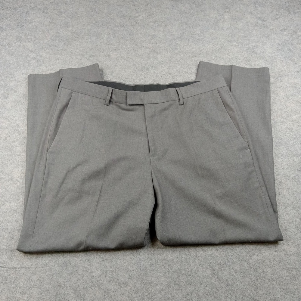 Kenneth Cole Pants Mens 38x29 Reaction Dress Slacks Polyester Business Trousers